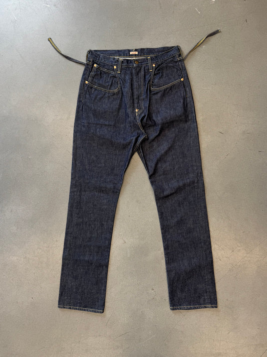 KAPITAL 14OZ 5 POCKET DENIM RINGOMAN PANTS