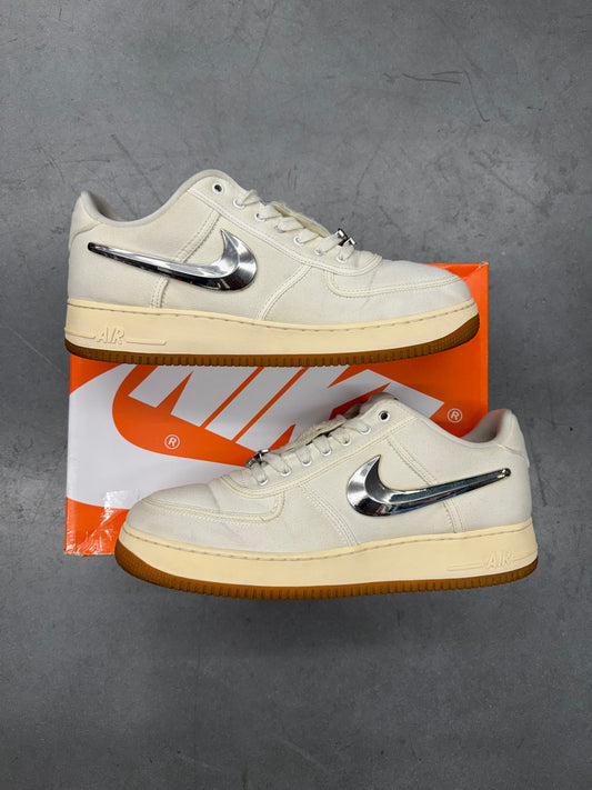 SIZE 13 2018 NIKE AIR FORCE 1 TRAVIS SCOTT SAIL