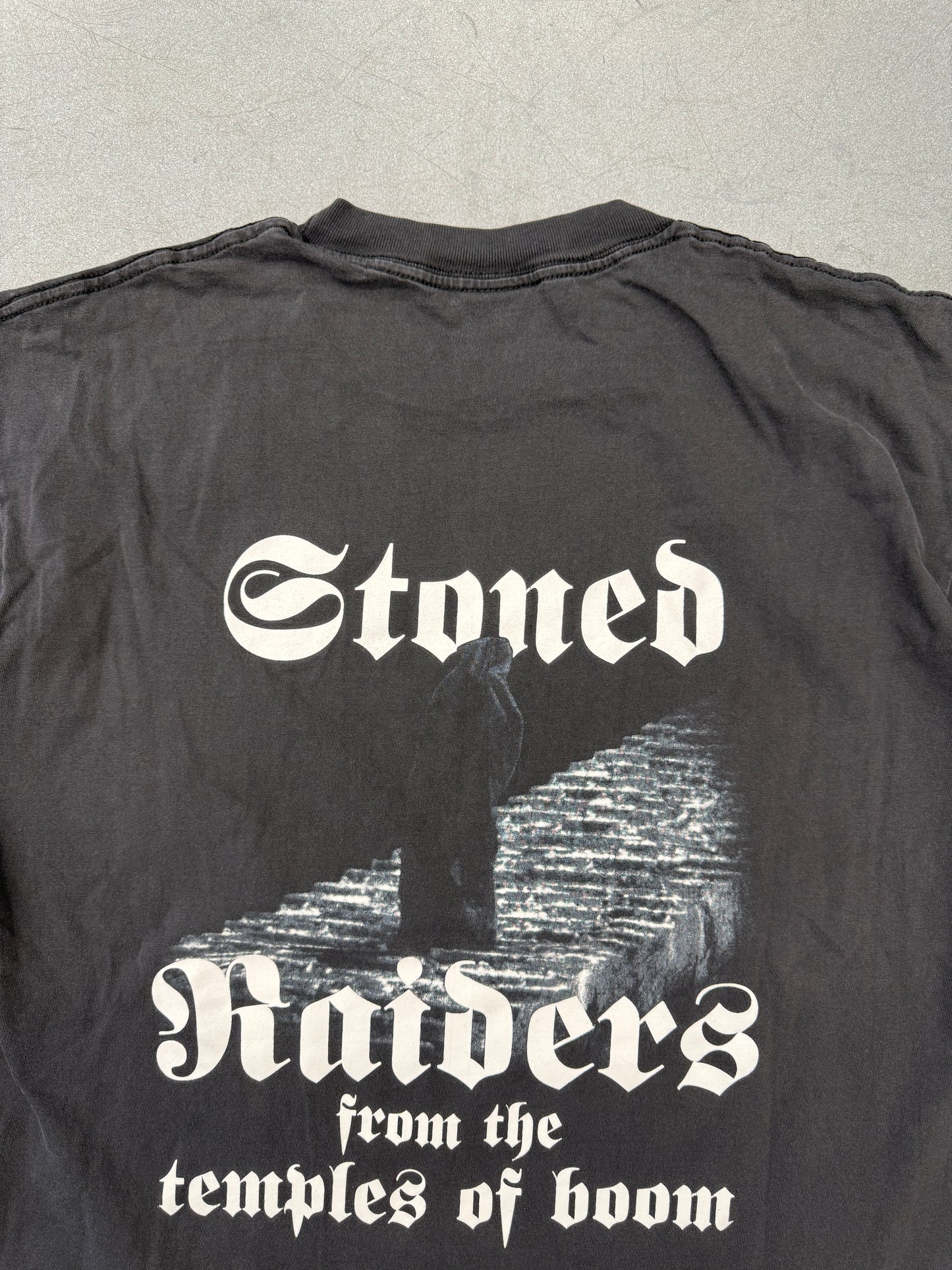 1995 CYPRESS HILL III TEMPLES OF BOOM STONED RAIDERS TEE (POLYGRAM TAG)