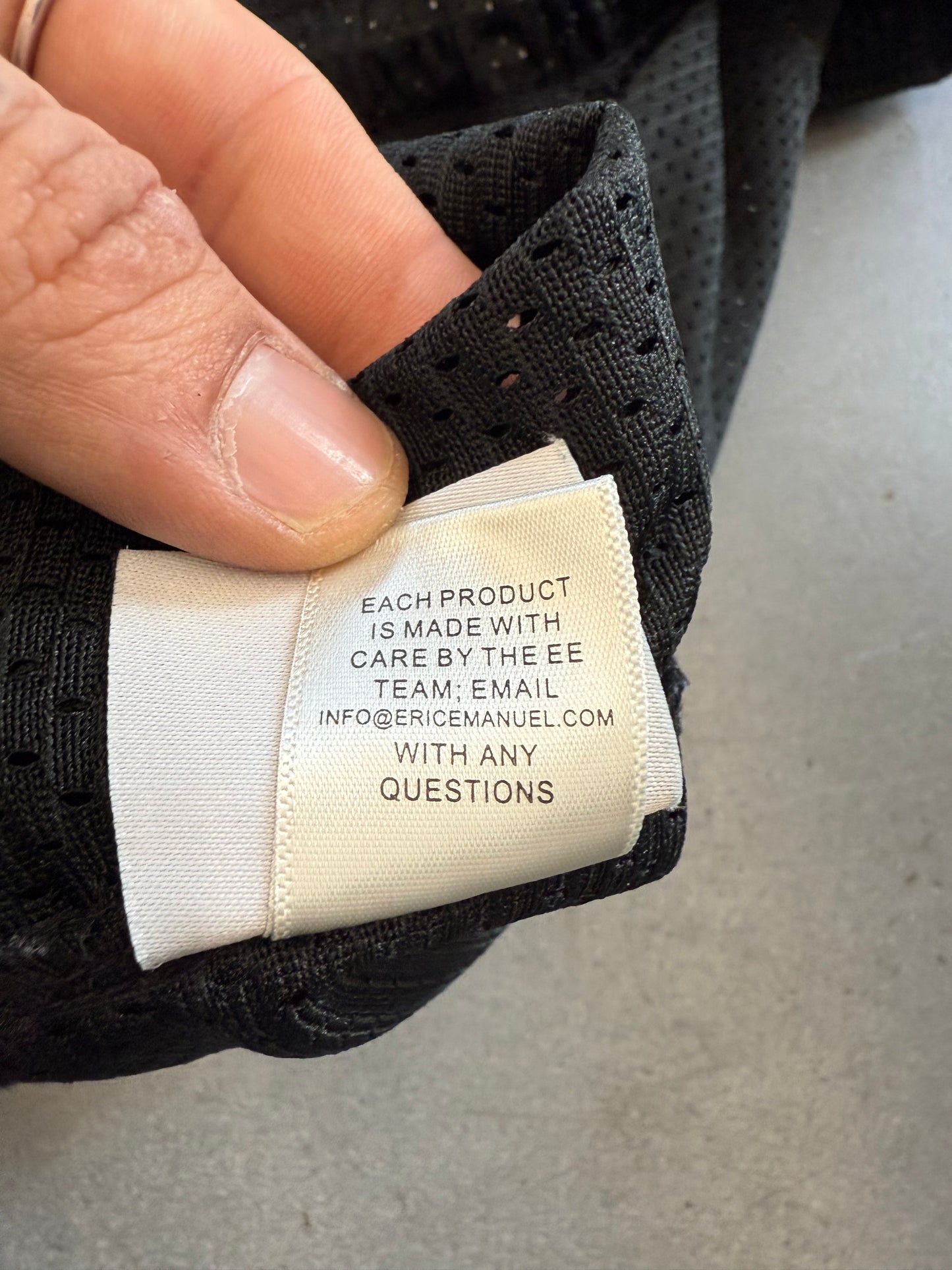 ERIC EMANUEL EE BASIC SHORTS - BLACK (M)