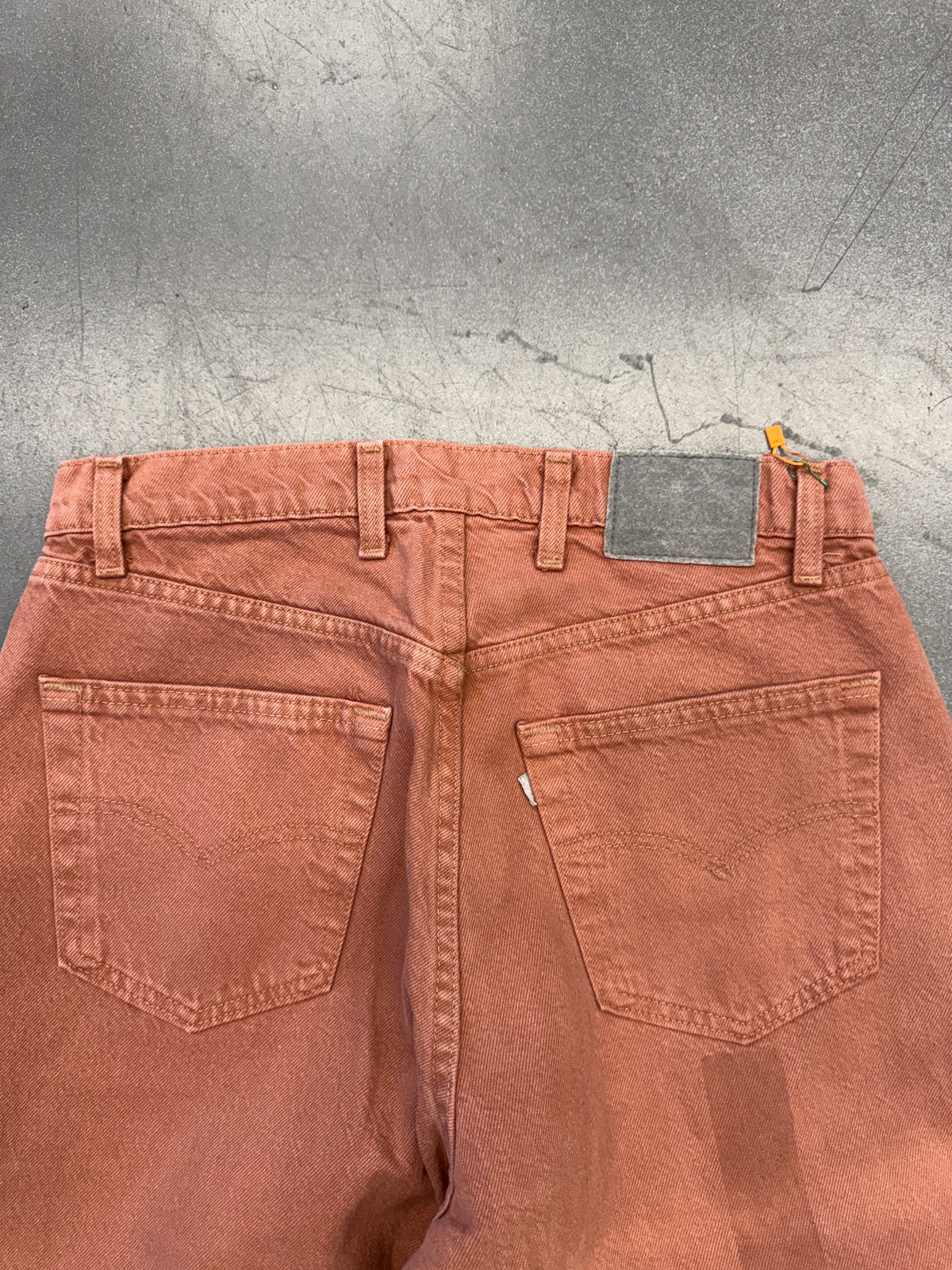 90S LEVI'S SILVERTAB BAGGY JEANS - ORANGE WASH (34X30)