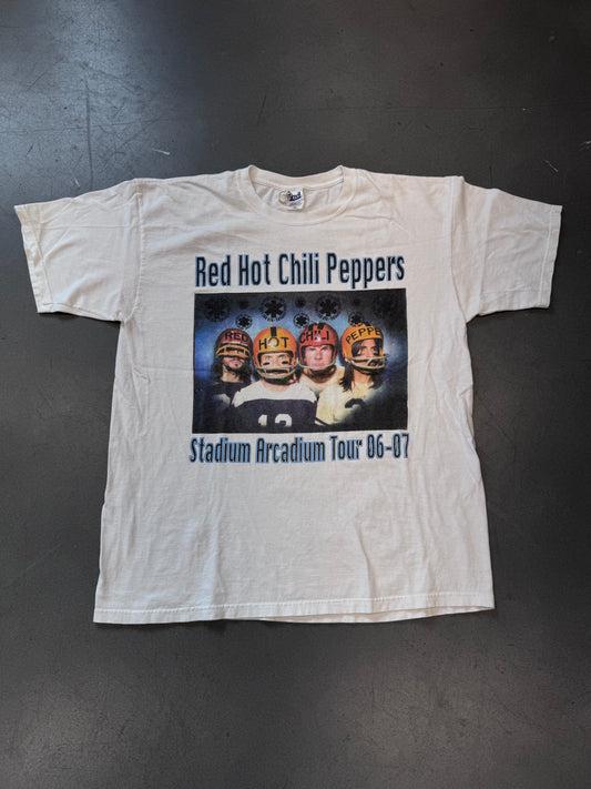 2006 RED HOT CHILI PEPPERS STADIUM ARCADIUM WORLD TOUR 06-07 TEE (ANVIL TAG)