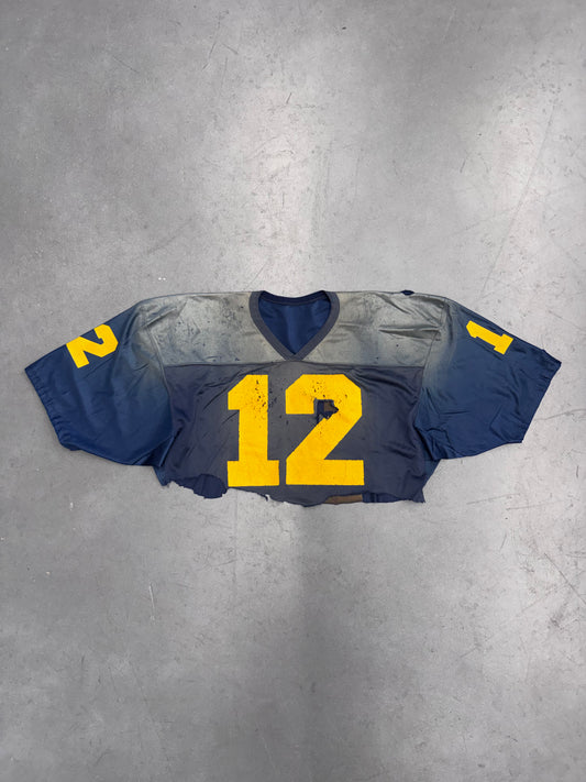 80'S CROPPED AND DISTRESSED #12 MESH JERSEY