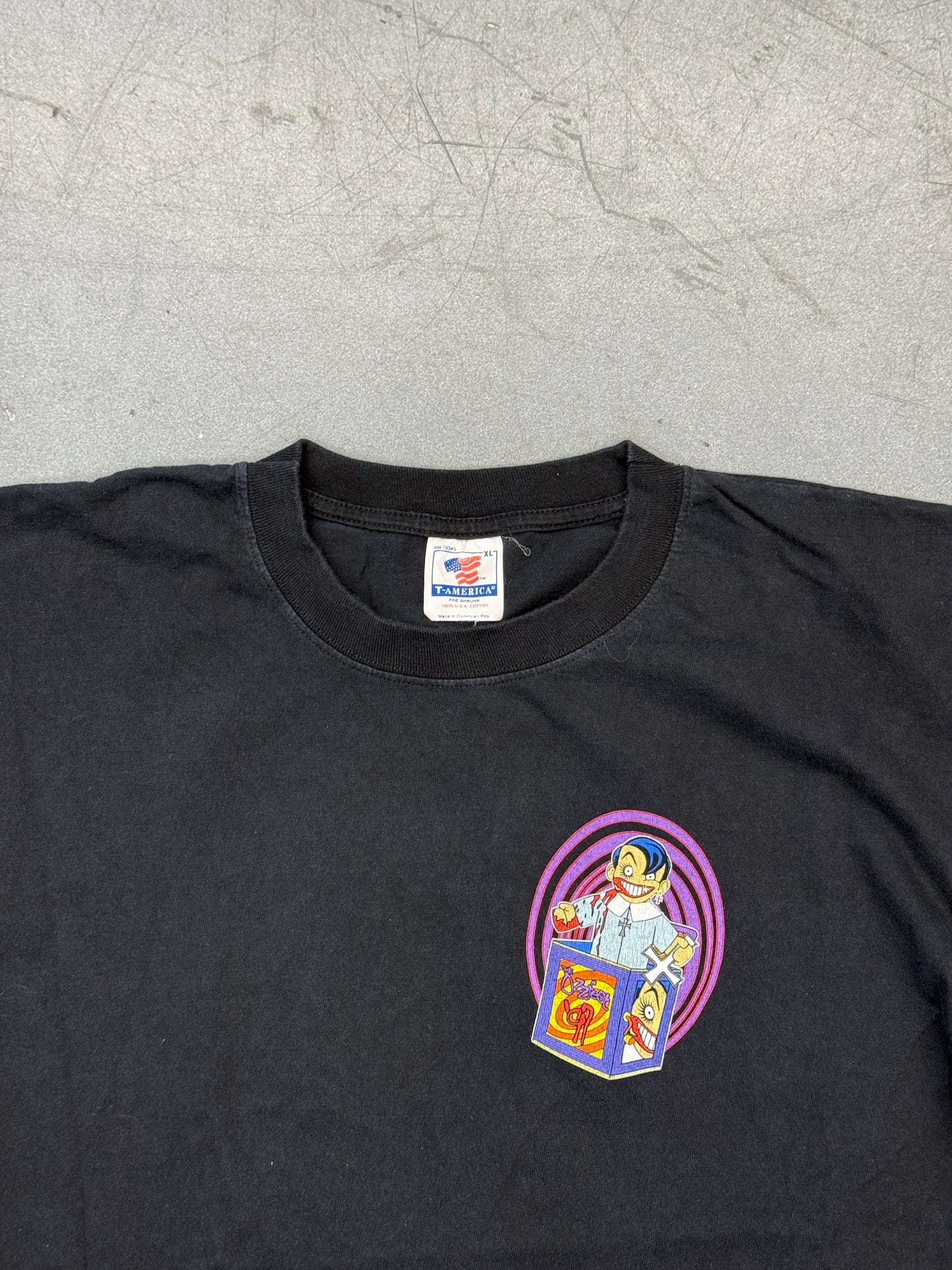 1997 THE OZZFEST JACK-IN-THE-BOX MULLET TEE (T-AMERICA TEE)