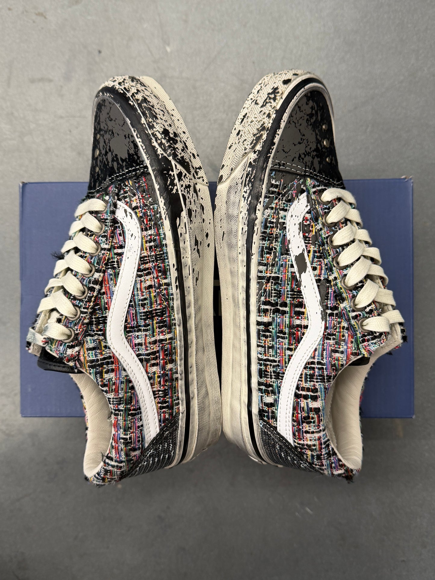 2026 VANS PREMIUM OLD SKOOL CHARMS - BLACK/GREY (W/ BOX)
