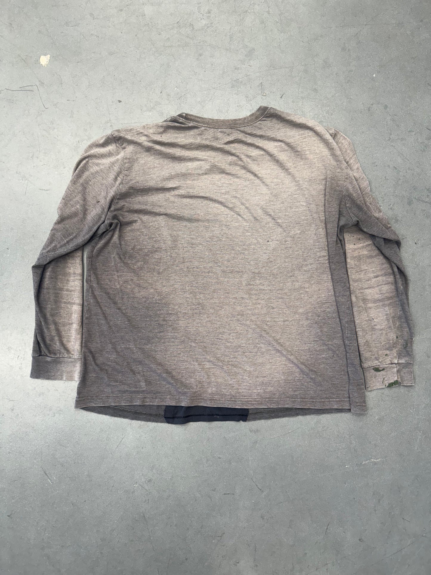 TYRANNY & MUTATION VINTAGE FADED & ALTERED LONG SLEEVE POCKET SHIRT