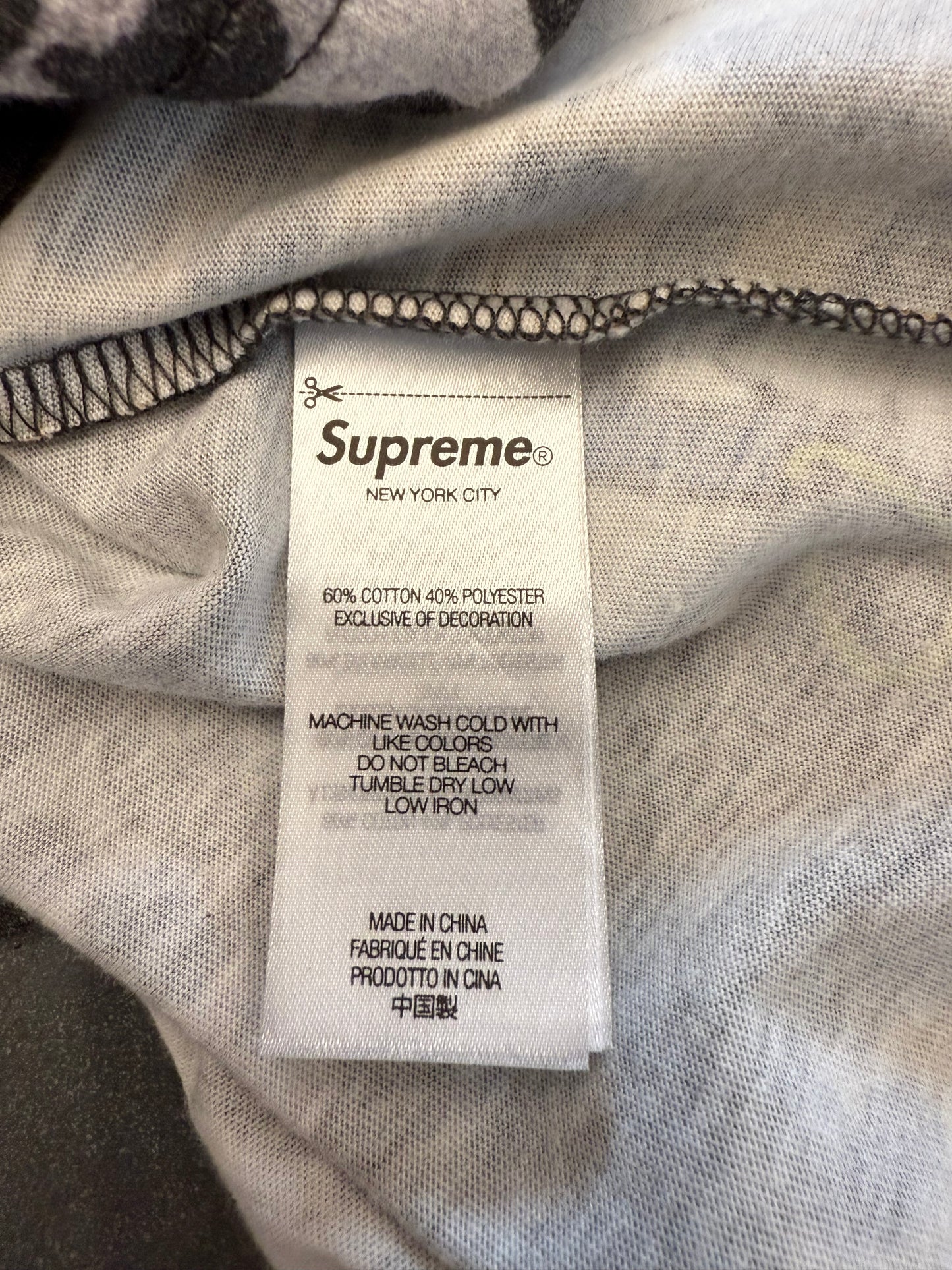 FW24 SUPREME MARTINE ROSE AOP S/S TOP (NWT)