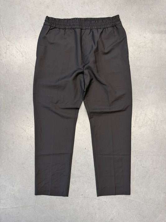 ACNE STUDIOS RYDER L WO MH WOOL MOHAIR TROUSERS - BLACK