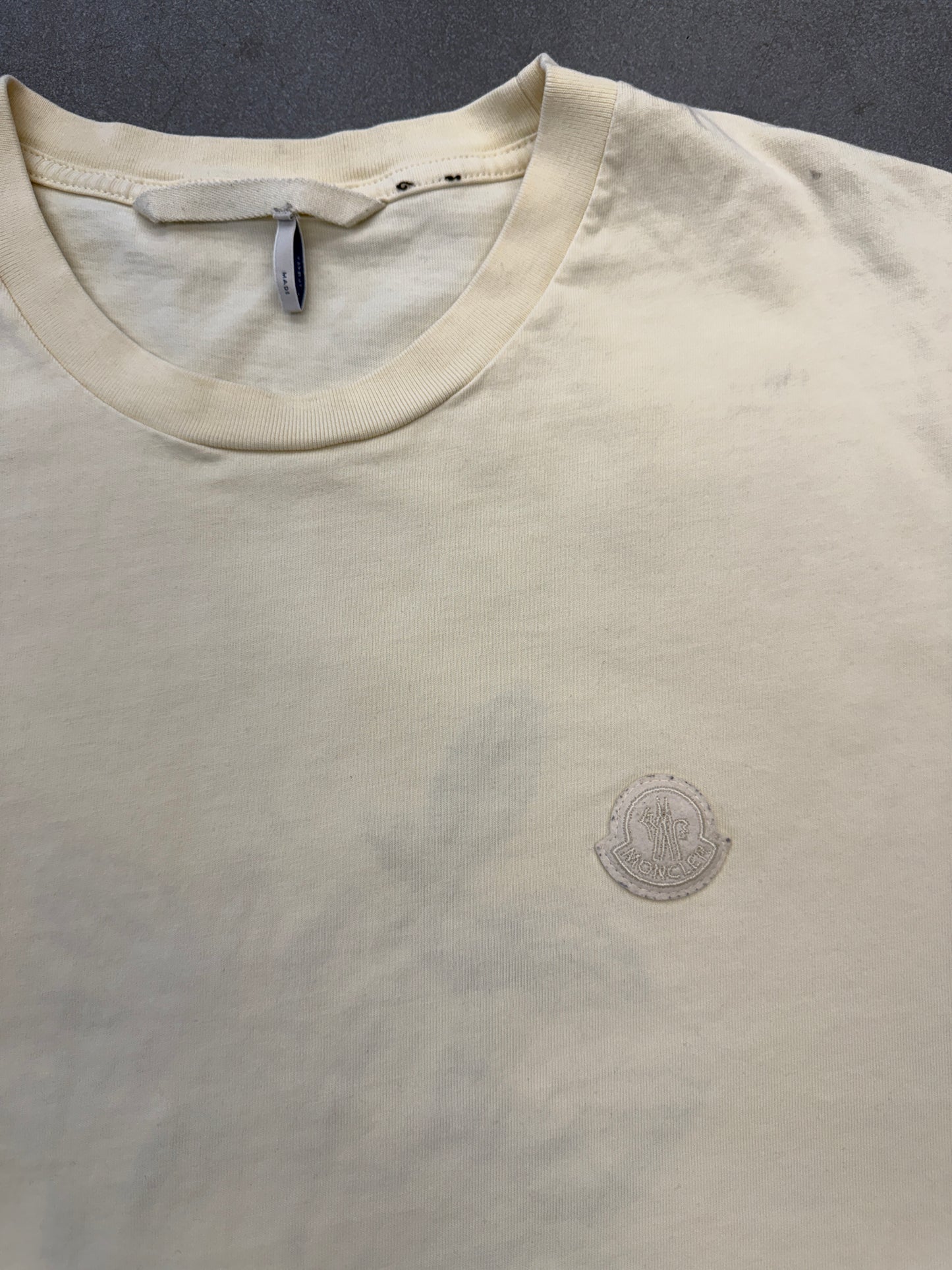 MONCLER GENIUS 2 1952 EMBROIDERED TEE - CREAM