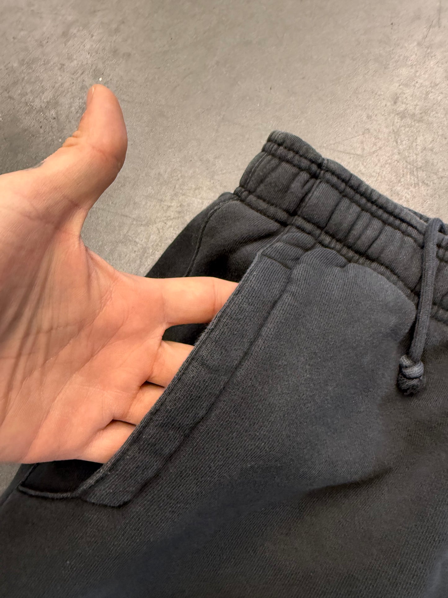 ERIC EMANUEL EE BASIC SWEAT PANT - BLACK/BLACK