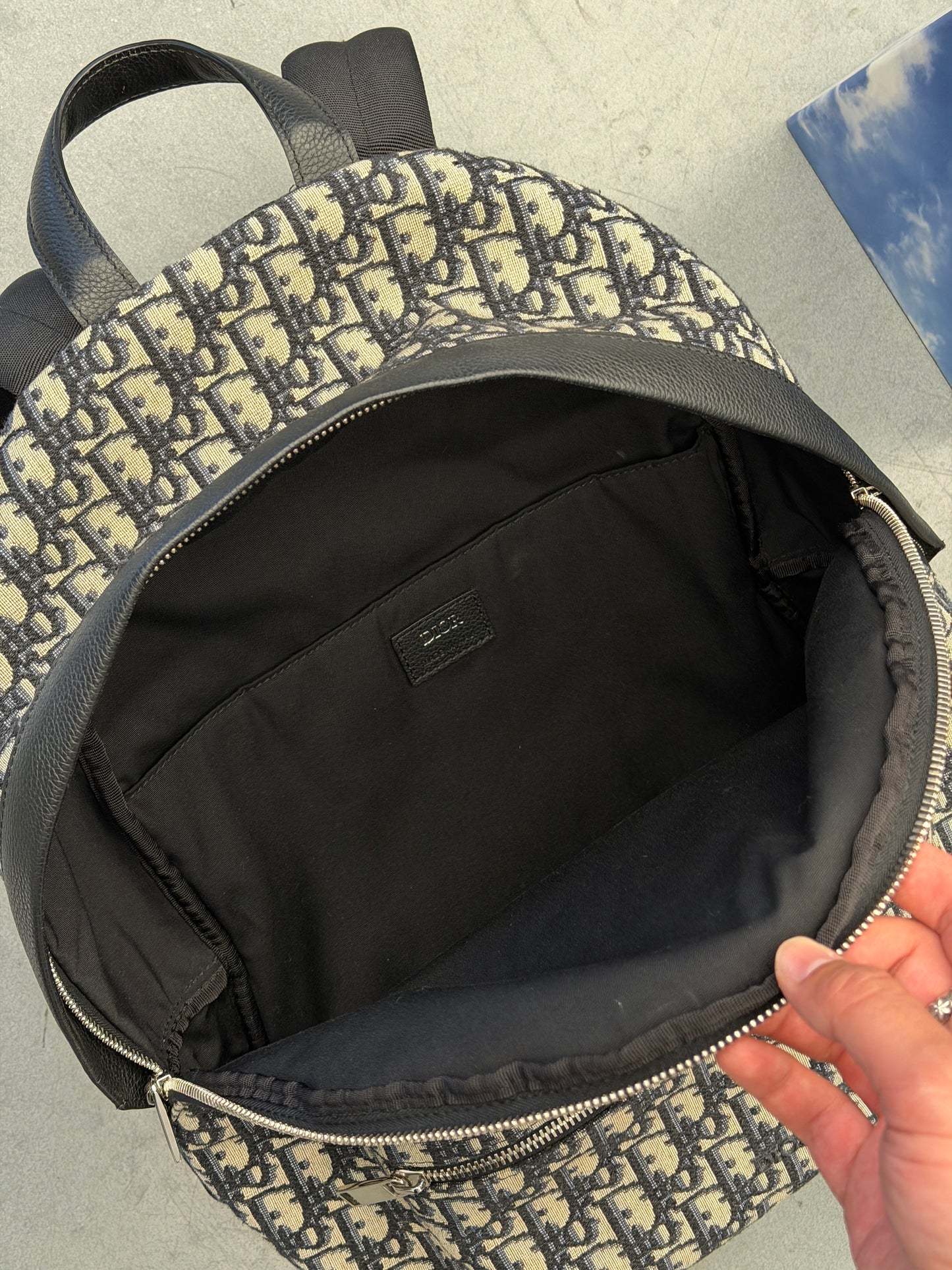 DIOR RIDER BACKPACK OBLIQUE JACQUARD