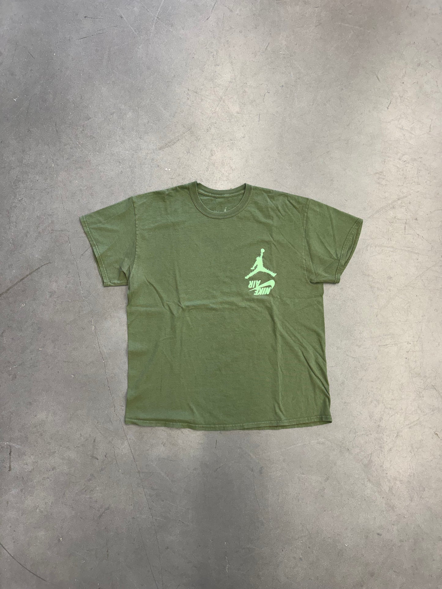 FW19 TRAVIS SCOTT JORDAN CACTUS JACK HIGHEST T-SHIRT - OLIVE