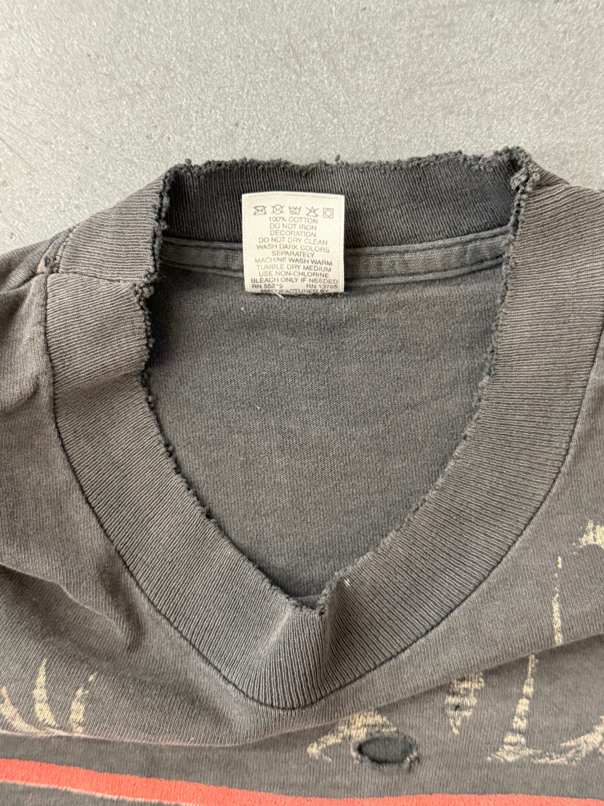 90S DISNEY'S THE LION KING DISTRESSED & FADED AOP TEE (JERRY LEIGH TAG)