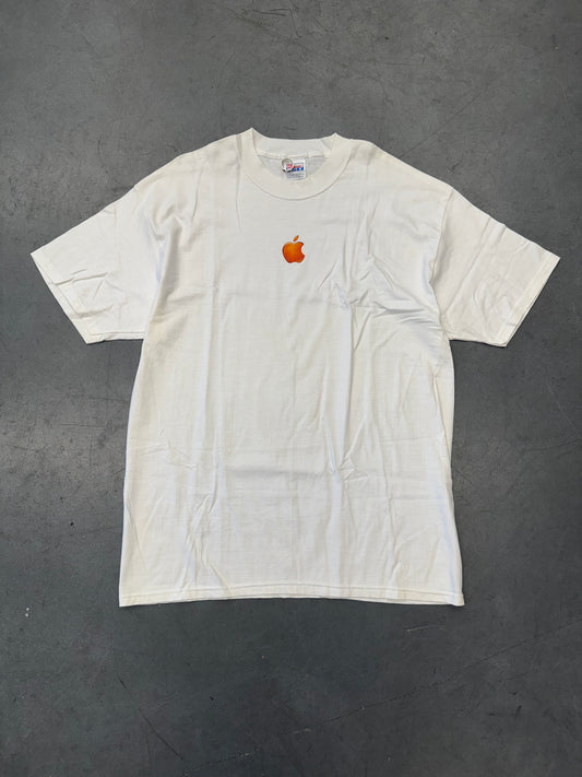 1999 APPLE LOGO TEE - ORANGE