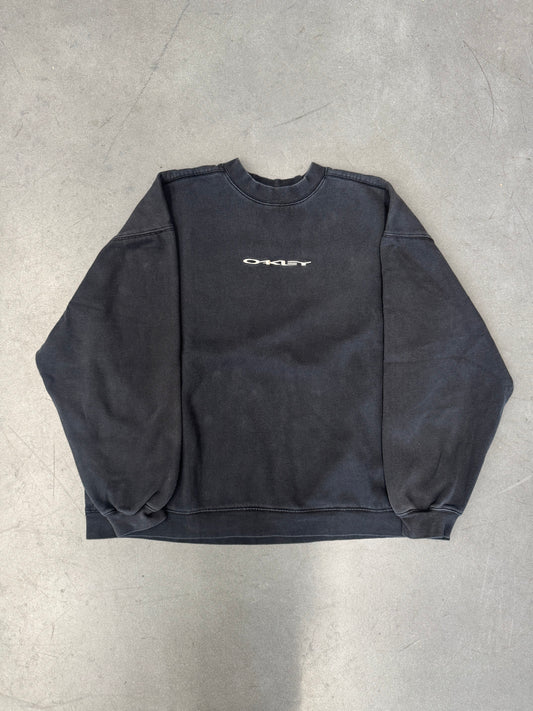 00'S OAKLEY SOFTWARE CENTER LOGO CREWNECK SWEATER