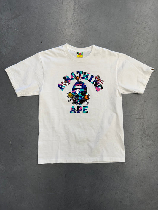 SS21 BAPE X KID CUDI COLLEGE MOON MAN TEE