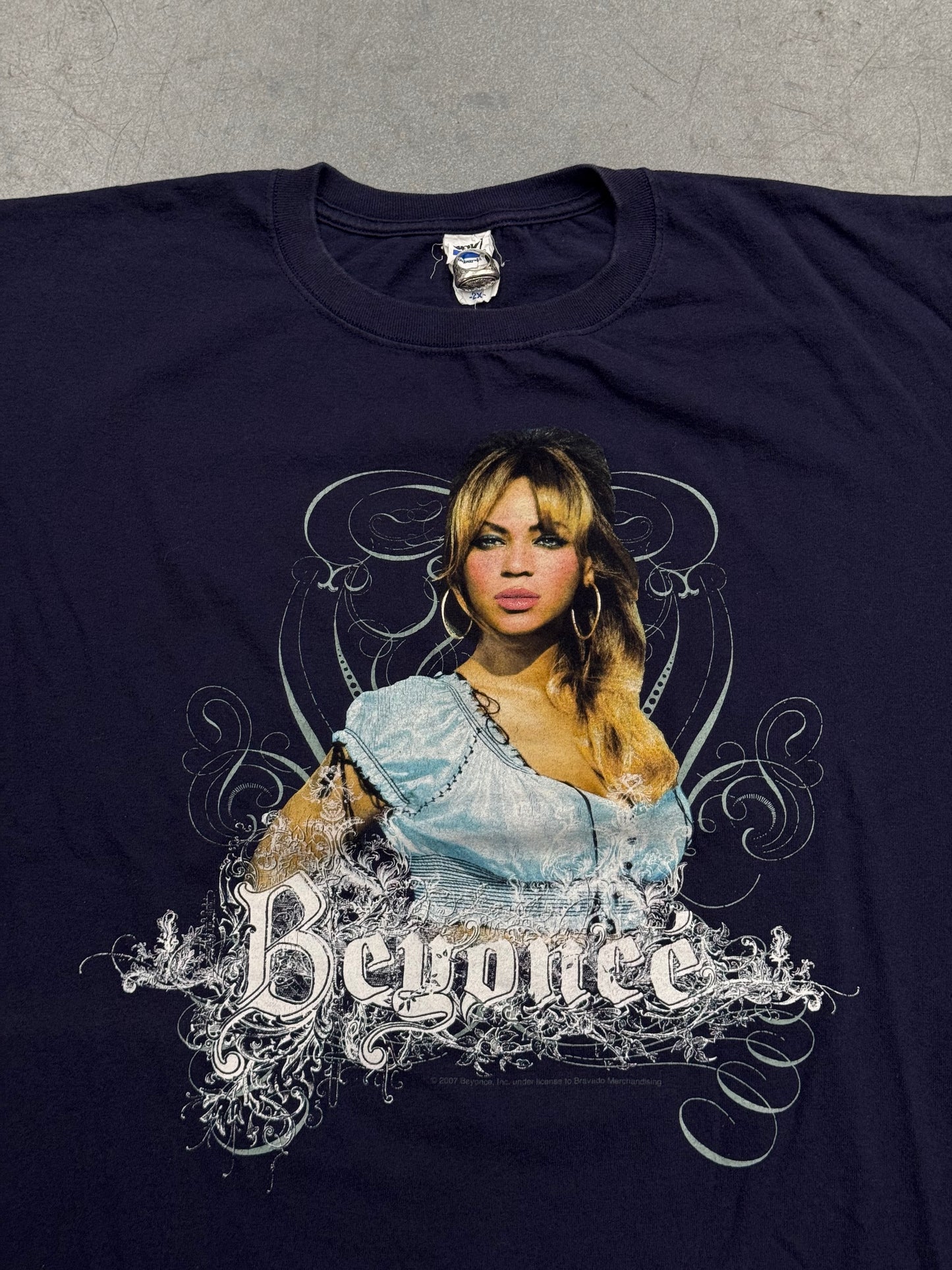 2007 BEYONCE WORLD TOUR TEE (ANVIL TAG)
