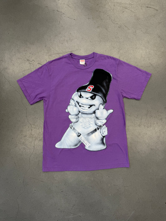 FW25 SUPREME SNOWMAN TEE - PURPLE