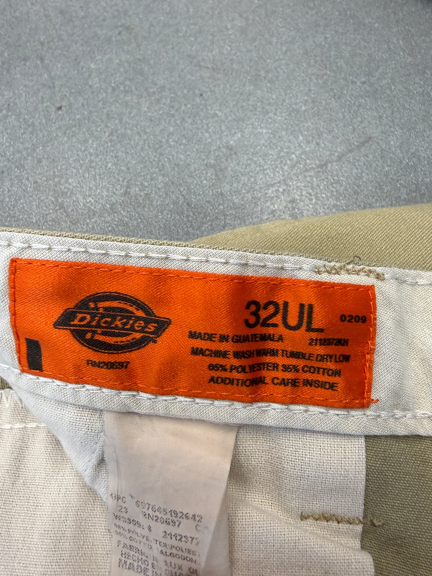 Y2K DICKIES CARGO WORK PANTS - BEIGE