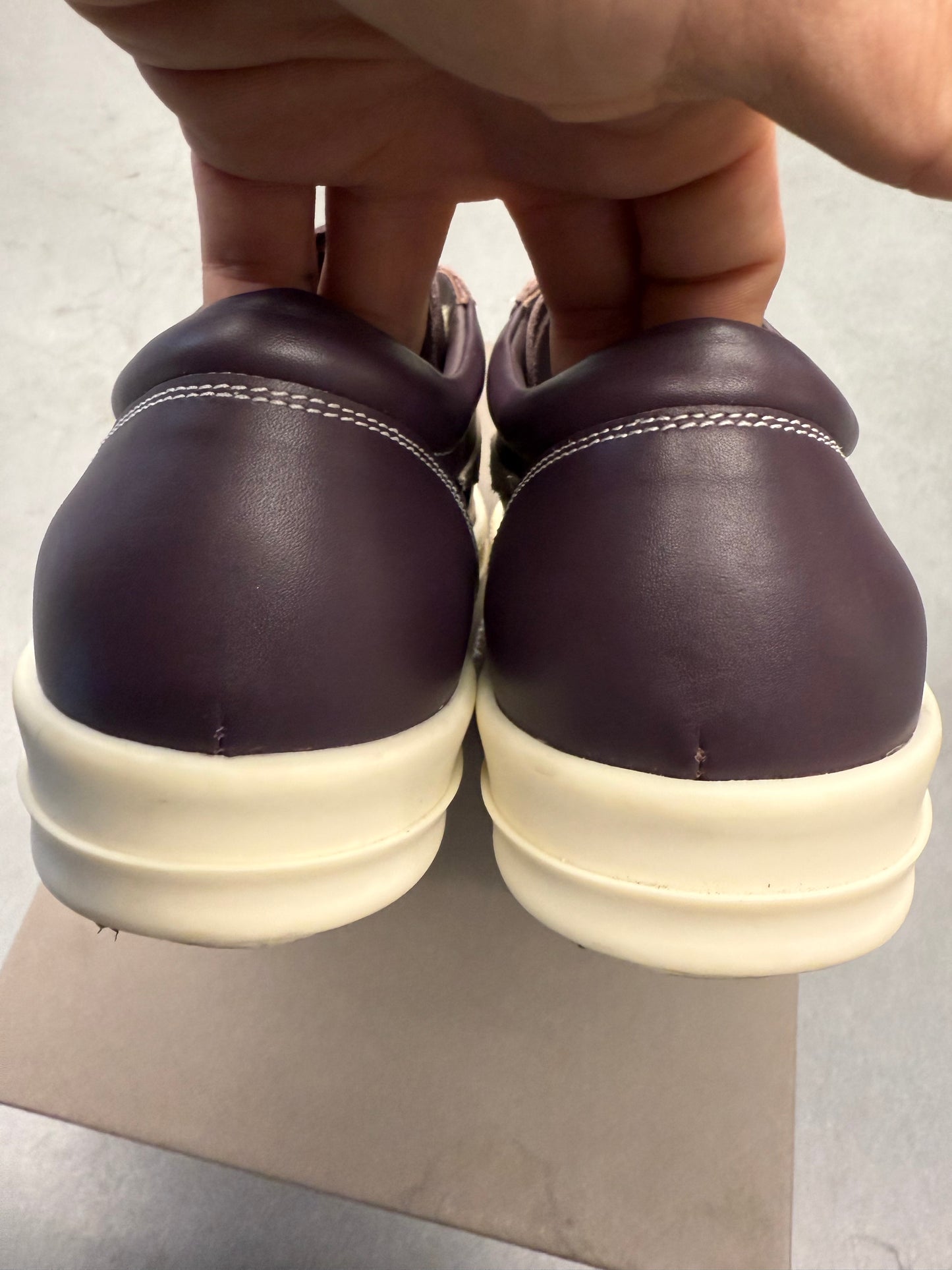 RICK OWENS VINTAGE SNEAKER - AMETHYST/MILK