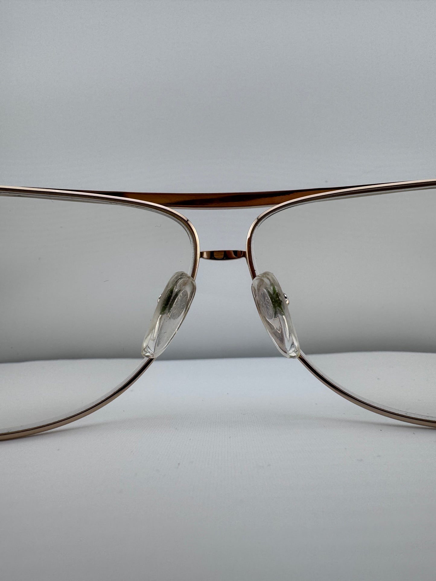 CHROME HEARTS 'MUNCHER' LEATHER HANDLES EYEGLASSES (PRE-OWNED WITH CASE)