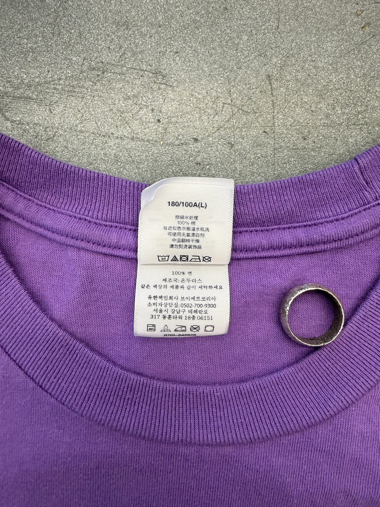 FW25 SUPREME SNOWMAN TEE - PURPLE