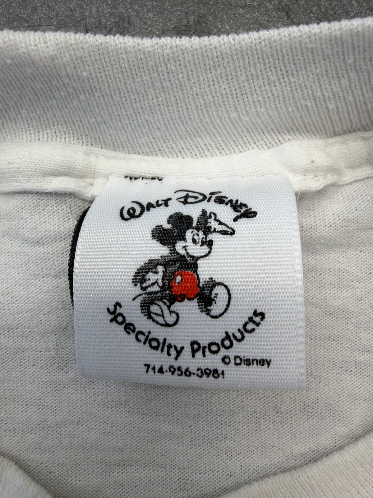 1992 FANTASIA MICKEY MOUSE SUMMER WITH DISNEYLAND TEE (WALT DISNEY PRODUCTIONS TAG)
