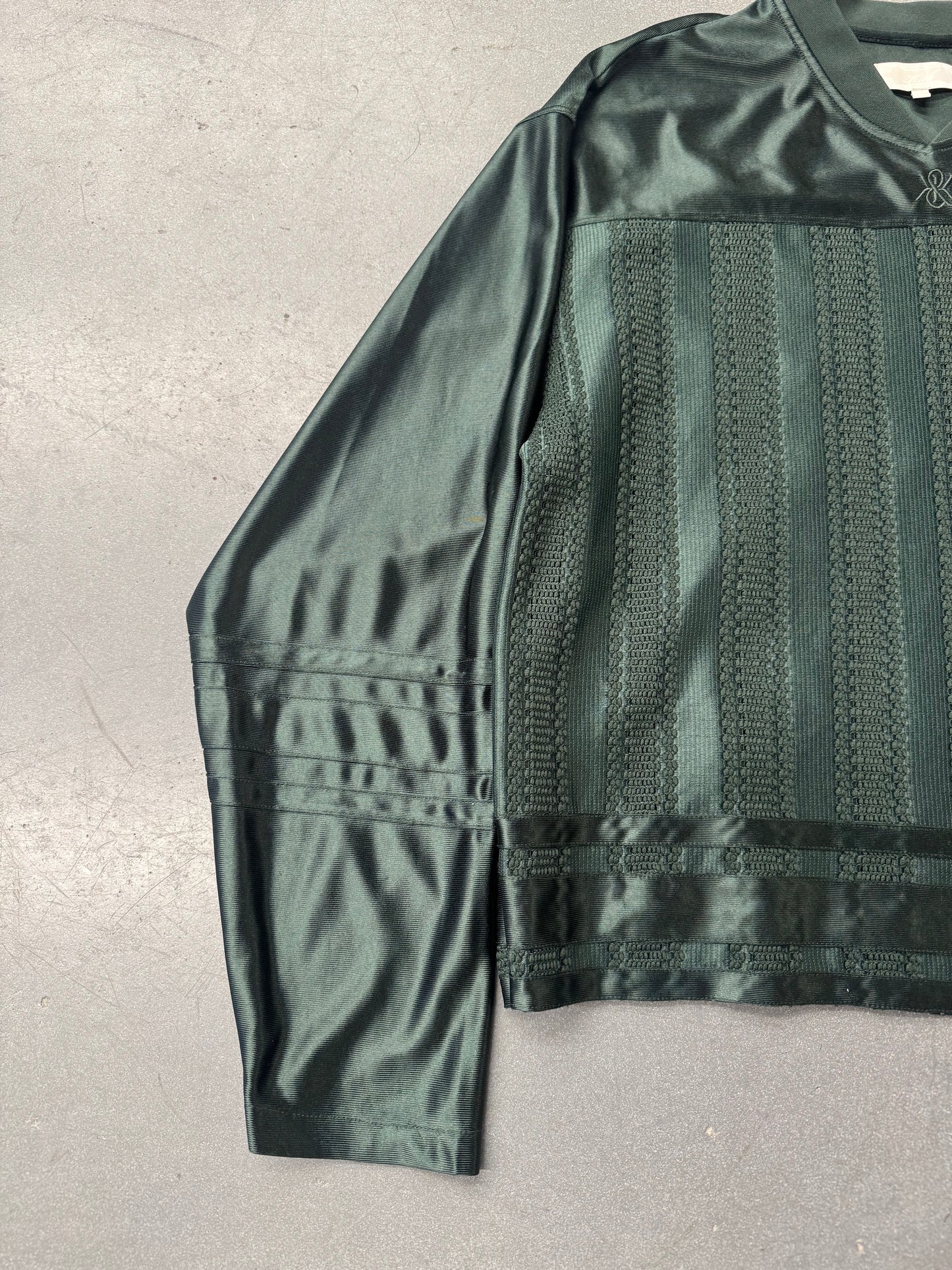 FW24 KITH MALIK LACE COMBO JERSEY - STADIUM GREEN