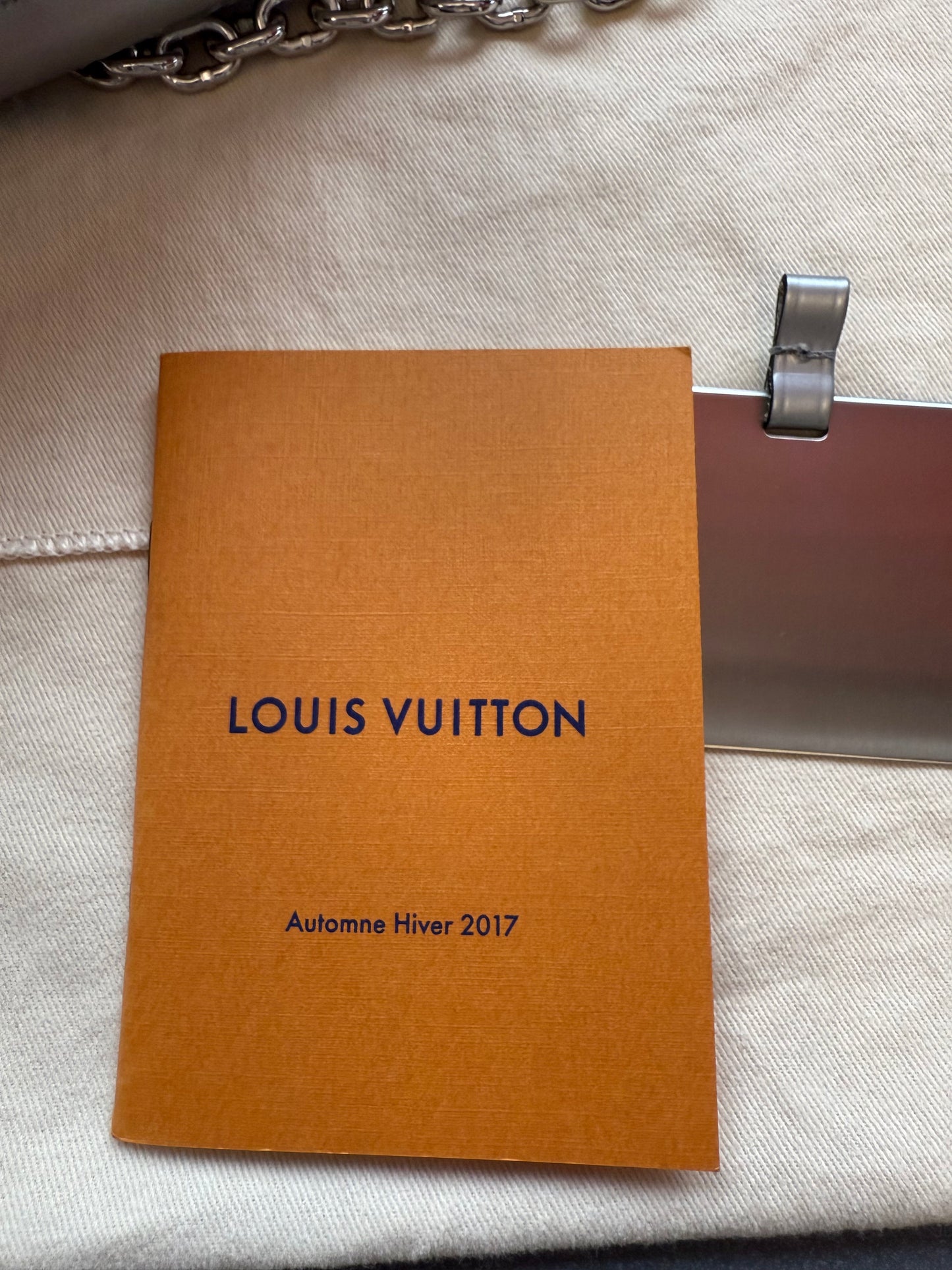 LOUIS VUITTON SPACE TWIST HANDBAG - SILVER (PRE-OWNED WITH DUSTBAG) (TANIA)
