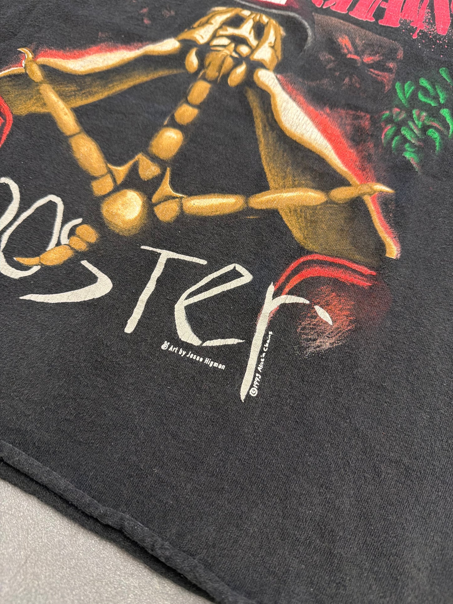 1993 ALICE IN CHAINS ROOSTER DOG TAGS CROPPED TEE (FOTL TAG)
