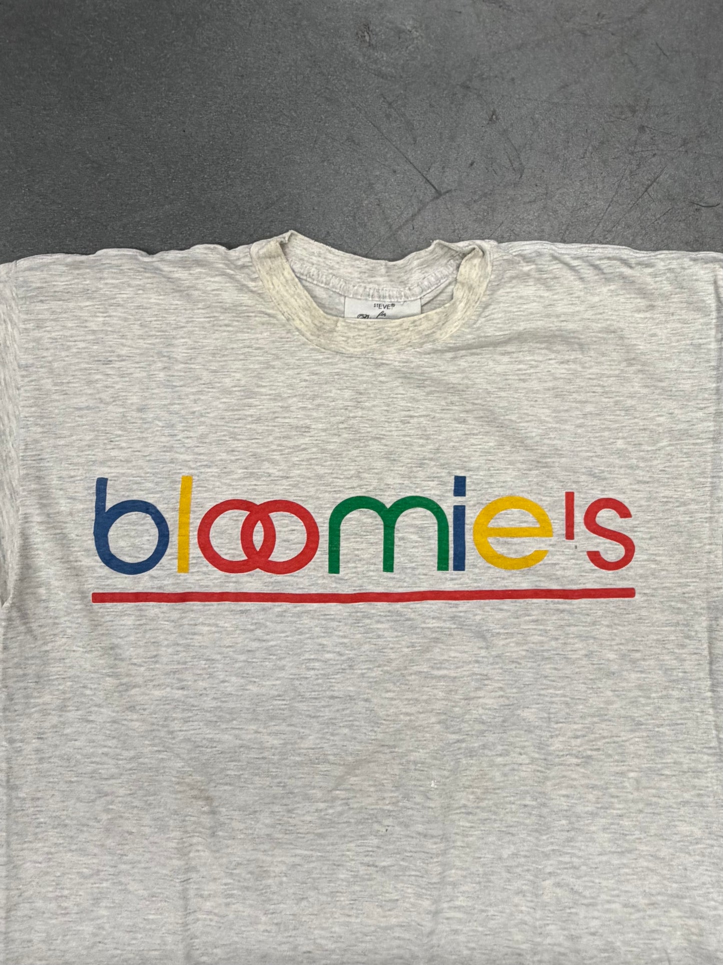 90'S BLOOMIE'S BIG LOGO TEE (BLOOMINGDALE'S TAG)