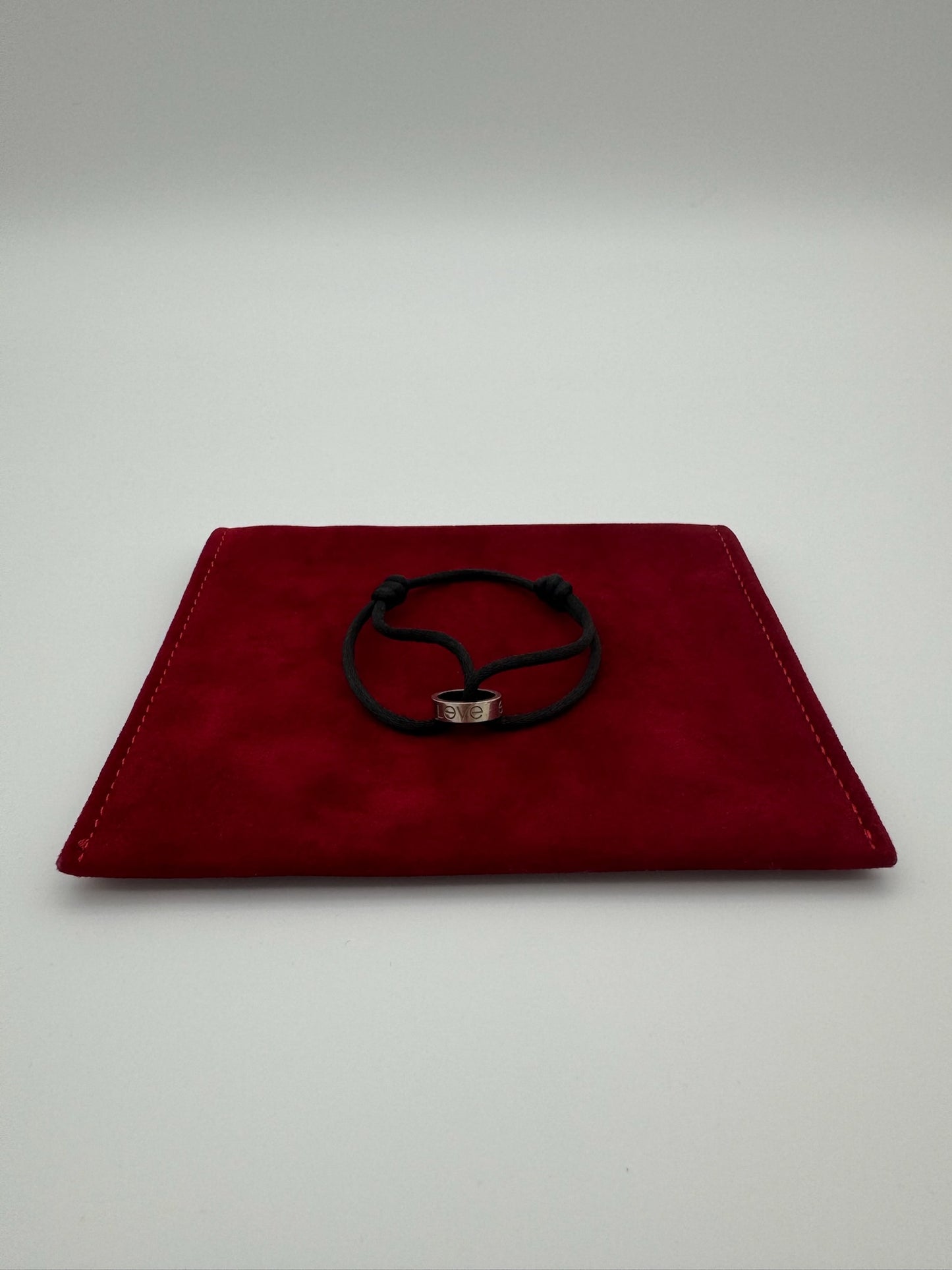 CARTIER LOVE CORD BRACELET 18K WHITE GOLD