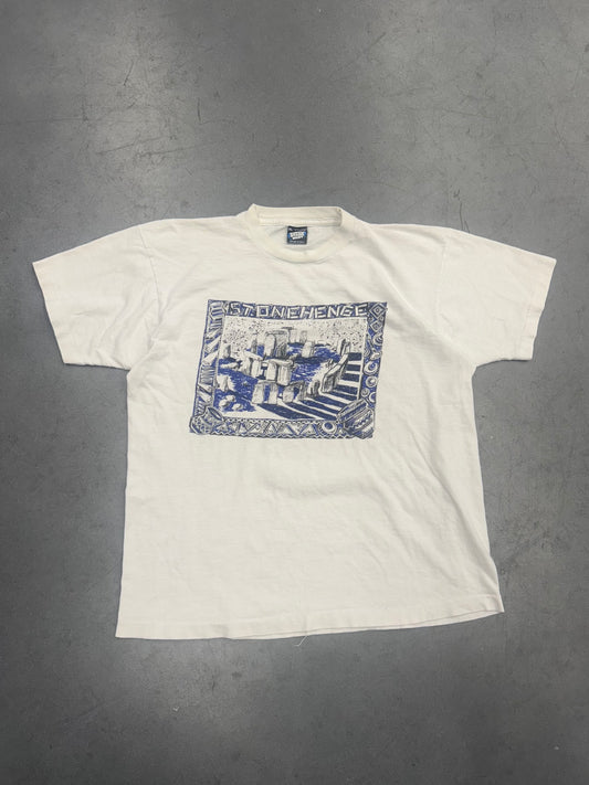 90S STONEHENGE ART FRAME TEE (SCREEN STARS BEST TAG)