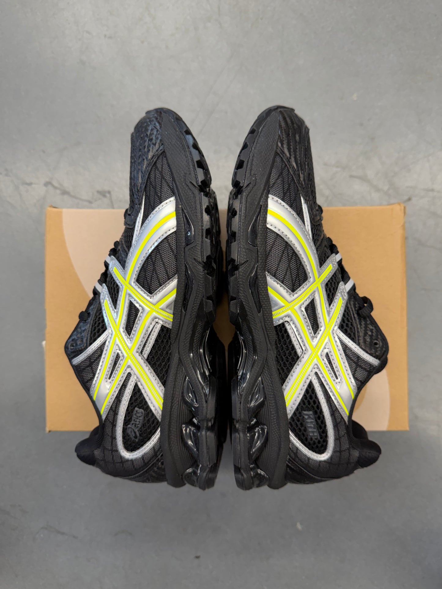 2025 ASICS GEL-NIMBUS 10.1 KITH BLACK PURE SILVER (W/BOX)