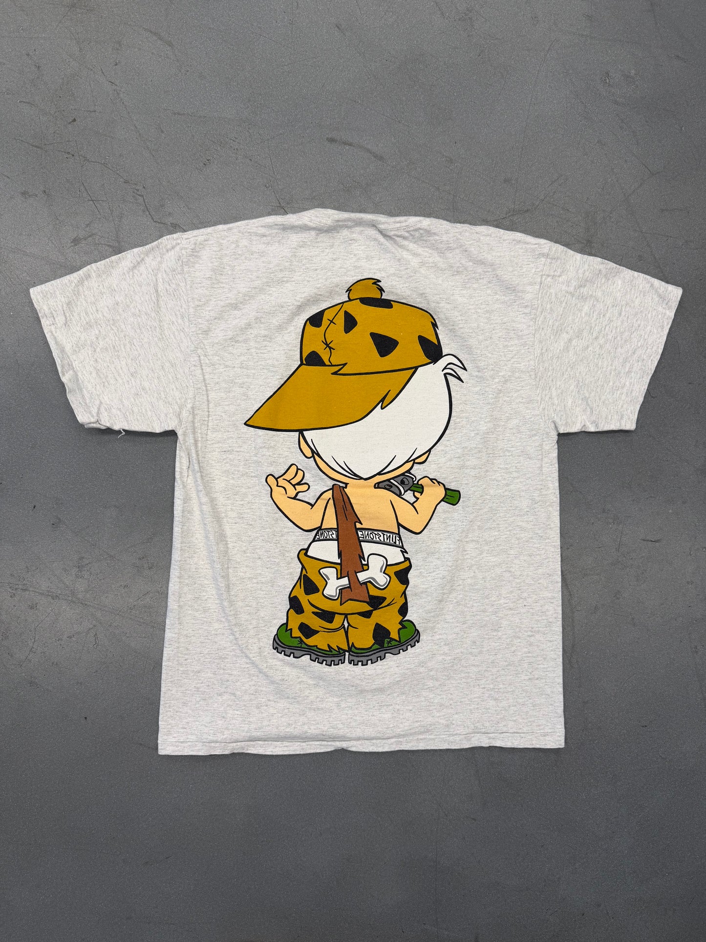 1993 THE FLINTSTONES BAM BAM  DOUBLE SIDED TEE (TULTEX TAG)