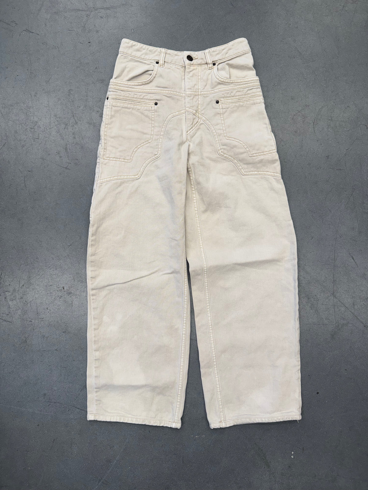 ISABEL MURANT HIGH-RISE WIDE LEG JEANS