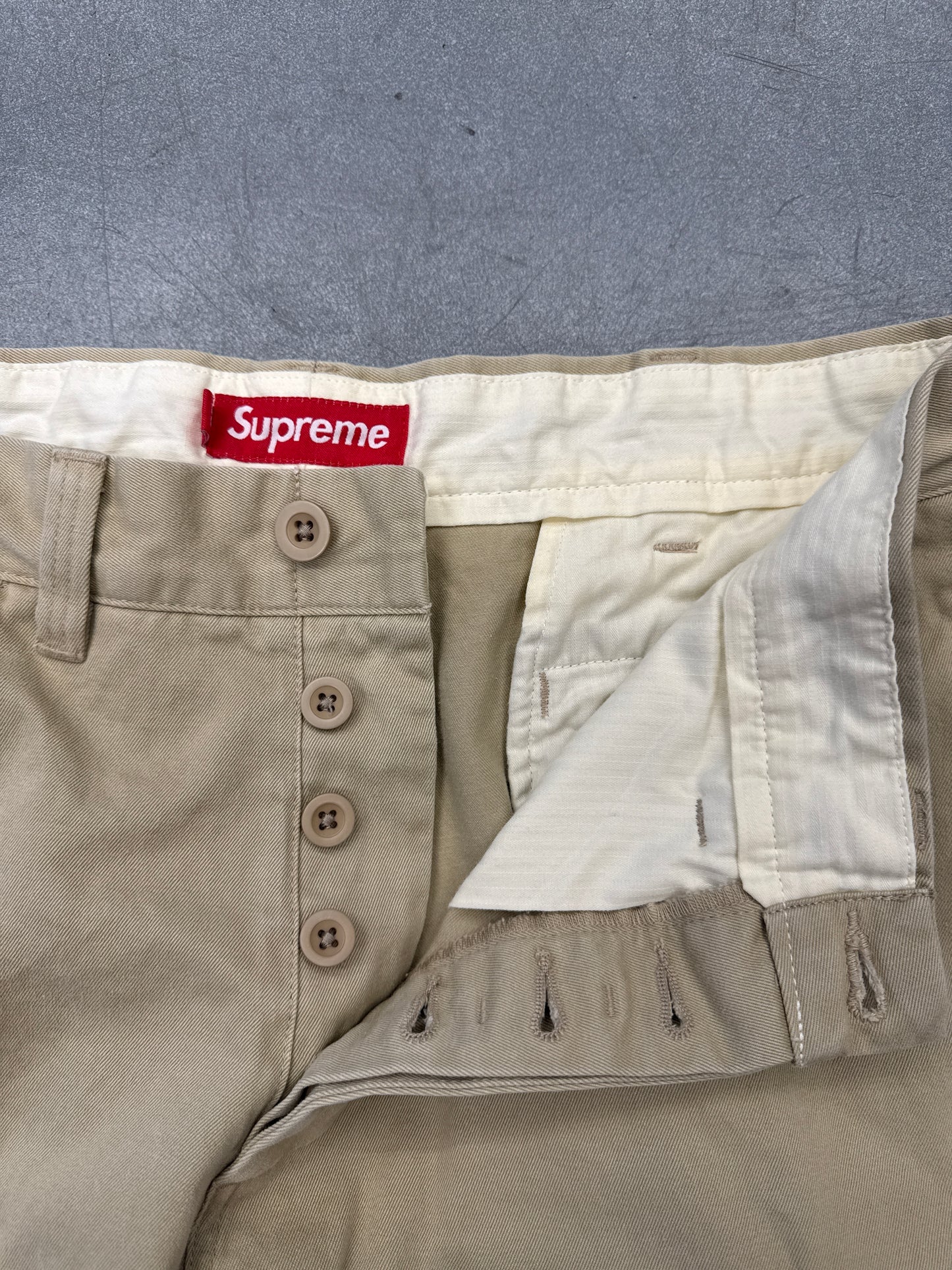 SS25 SUPREME PIN UP CHINO PANT - KHAKI
