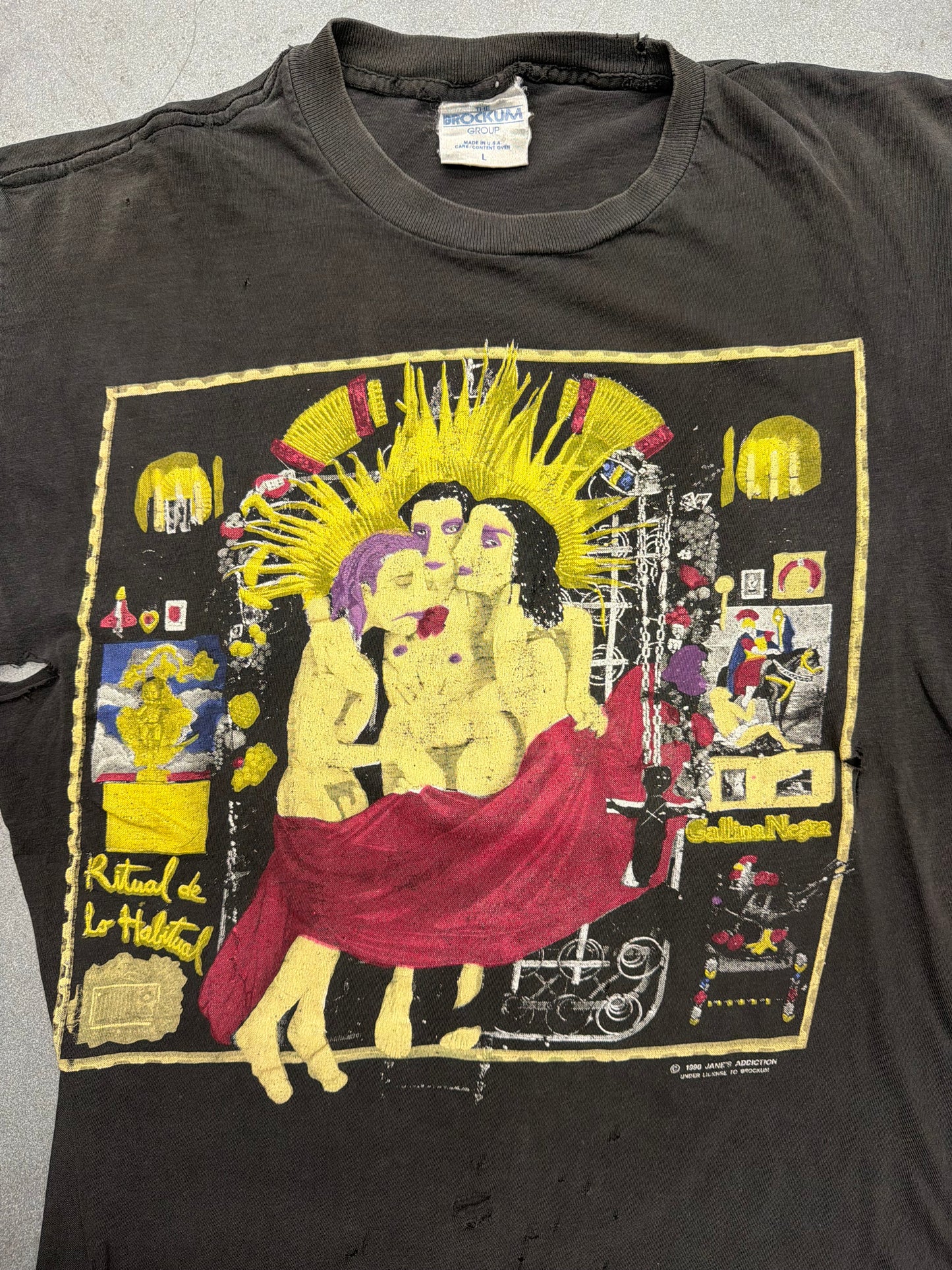 1990 JANE'S ADDICTION RITUAL DE LO HABITUAL TEE (BROCKUM TAG)