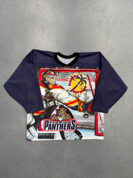 90'S FLORIDA PANTHERS NHL ALL OVER HOCKEY JERSEY (CCM TAG)