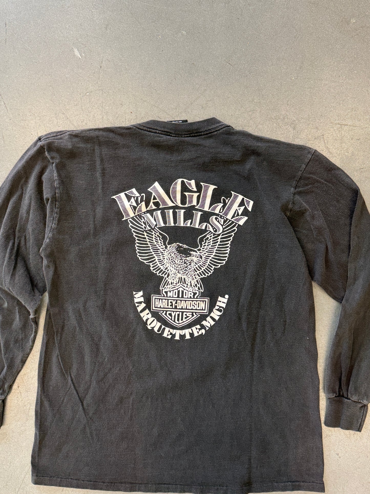 1994 HARLEY-DAVIDSON MOTORCYCLE EAGLE RIPPING THROUGH LS TEE