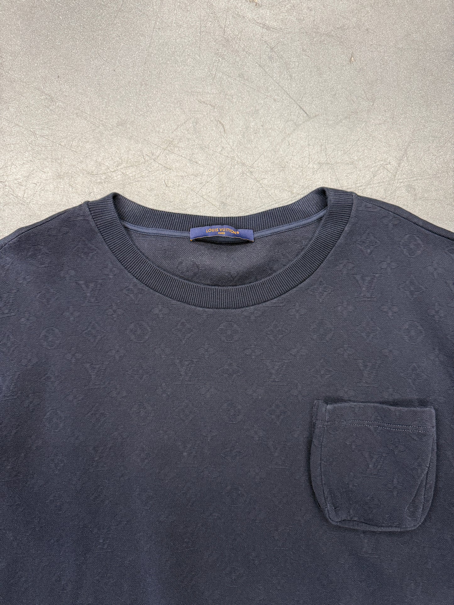 LOUIS VUITTON 3D POCKET MONOGRAM JACQUARD TEE