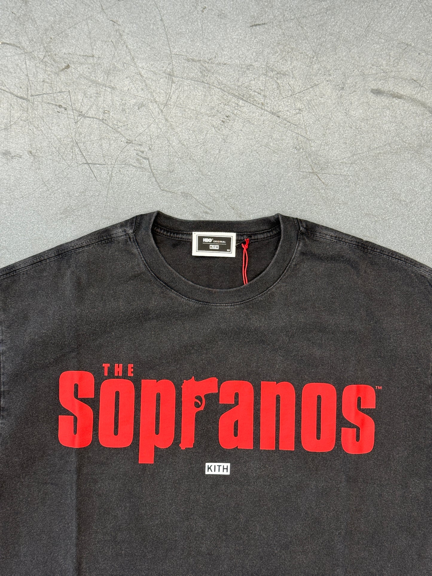 2025 KITH THE SOPRANOS MAIN LOGO VINTAGE TEE