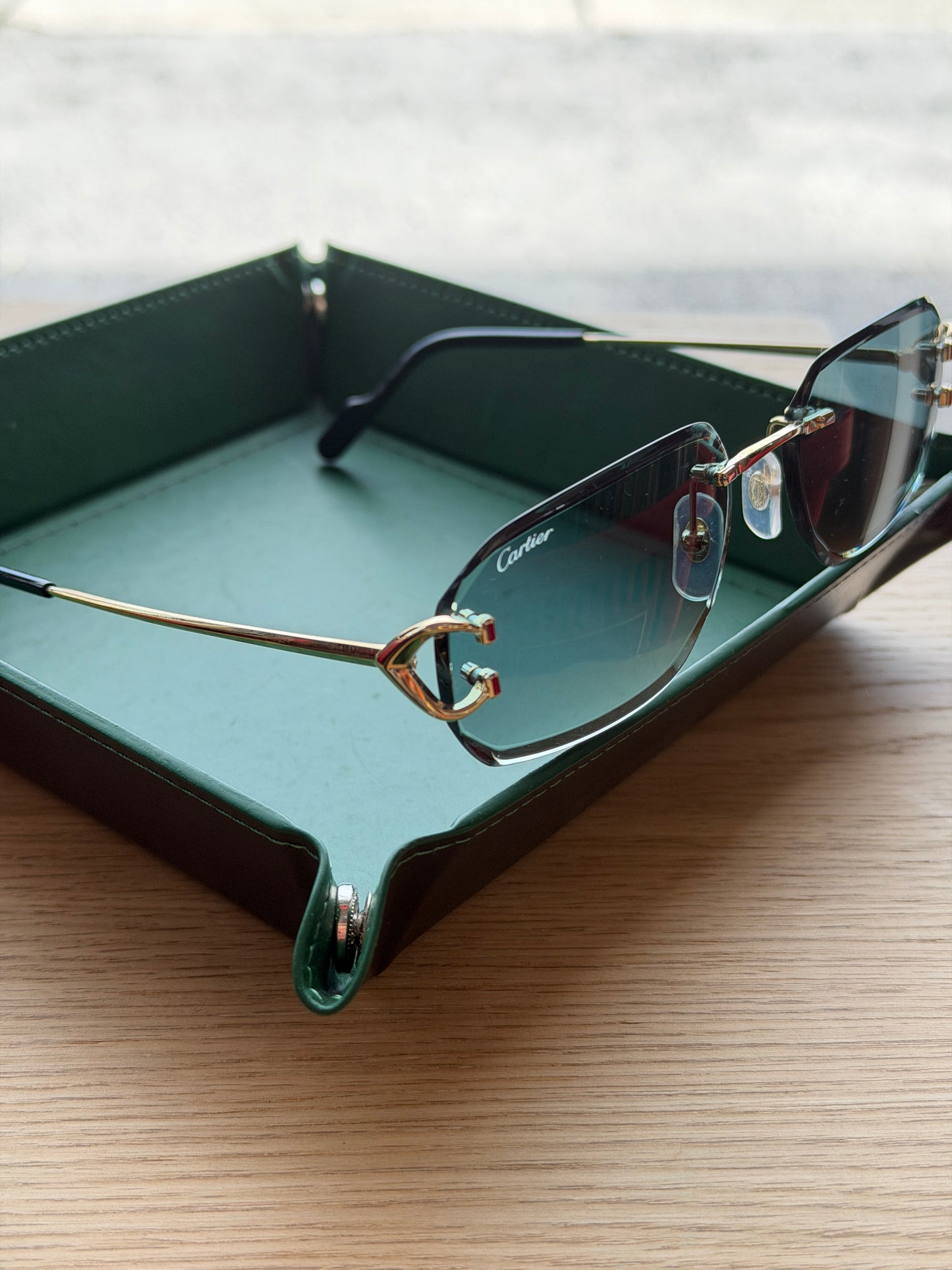 CARTIER PICCADILLY RIMLESS SUNGLASSES CT0468S (NEW WITH BOX)