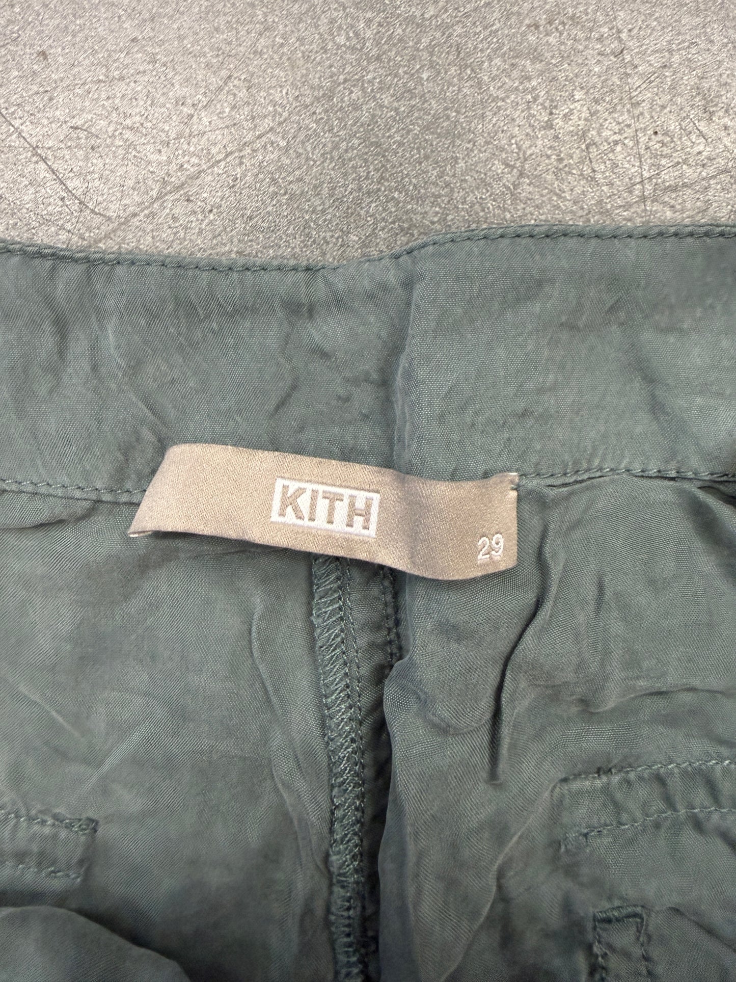 KITH WOMEN CUPRO LINEN BEACH PANT - MINT GREEN