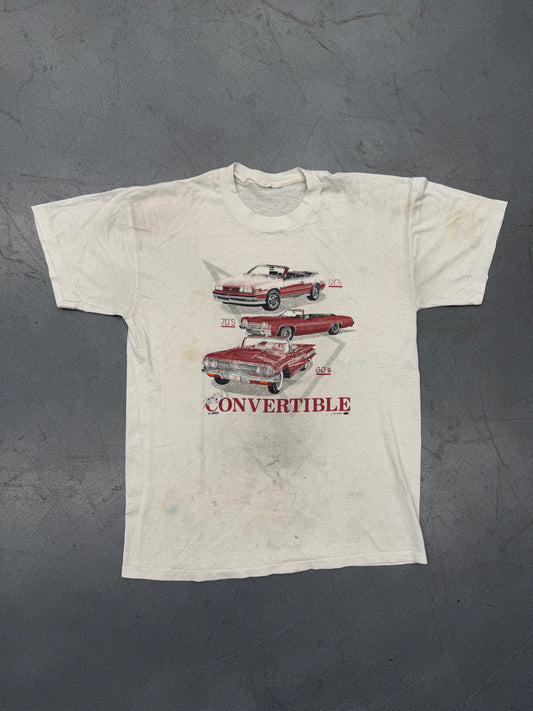 1989 CHEVY CONVERTIBLE FADED THRASHED TEE (PULLED TAG)