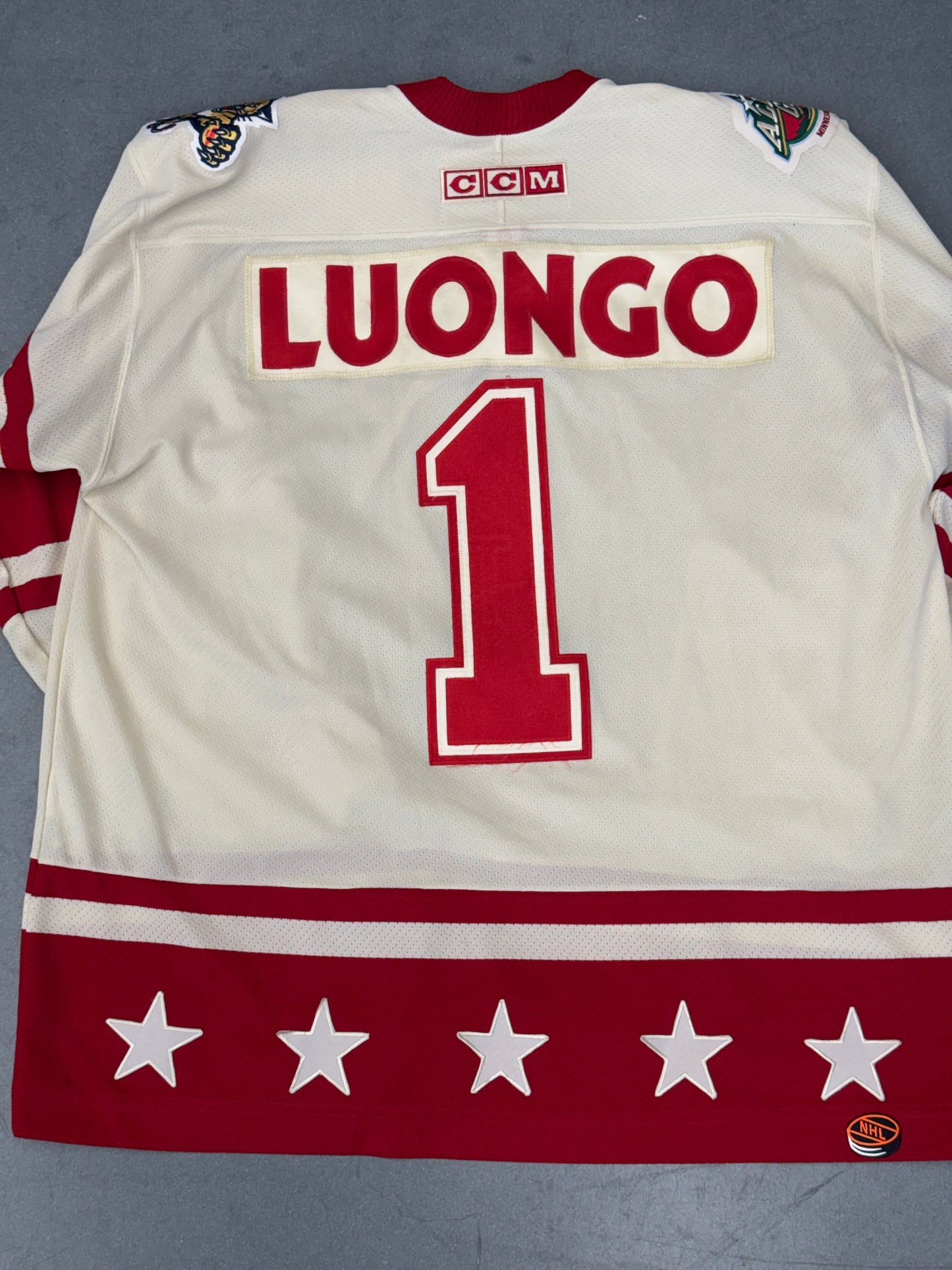 2004 NHL ALL-STAR GAME MINNESOTA ROBERT LUONGO CCM HOCKEY JERSEY