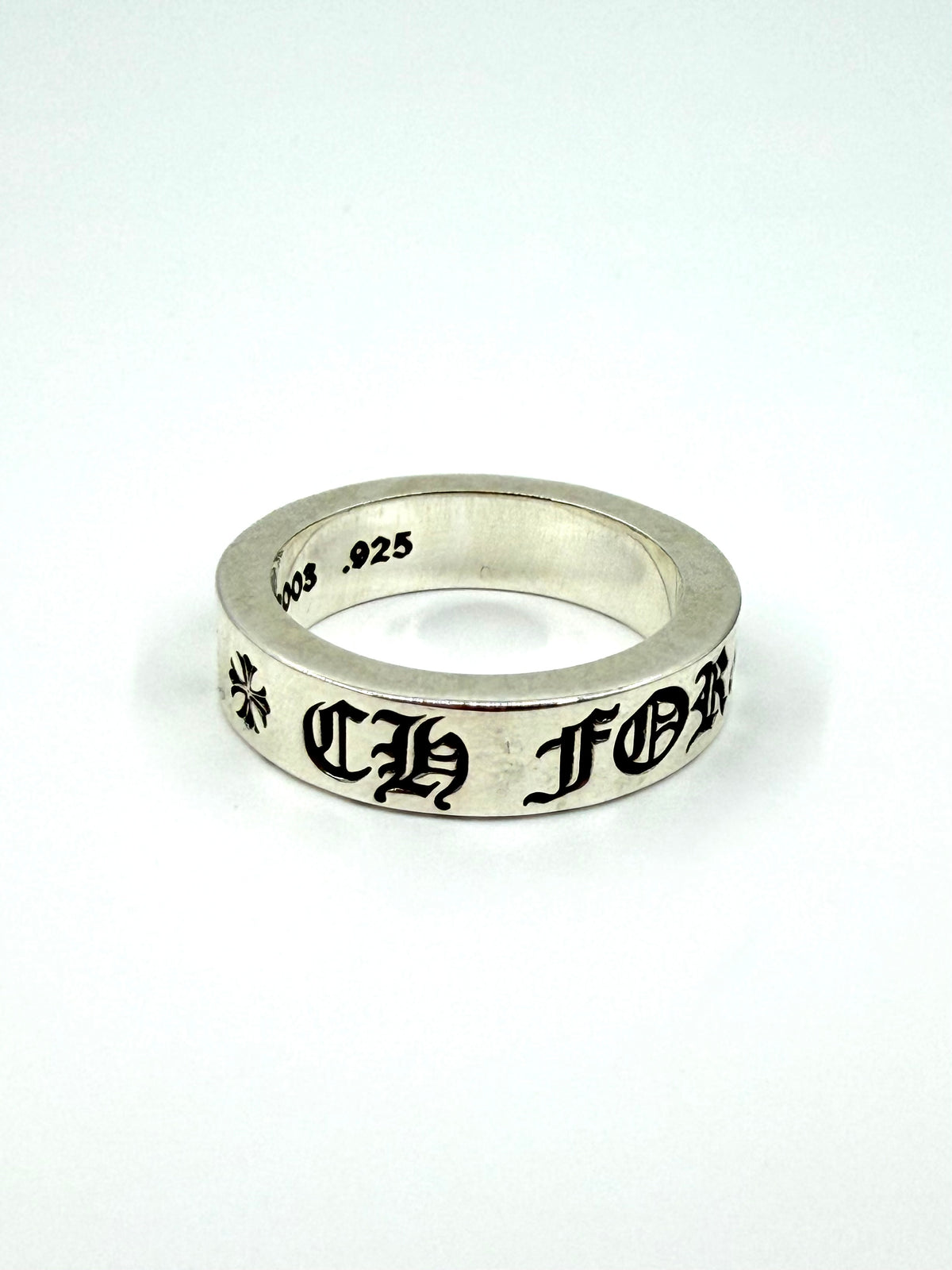 CHROME HEARTS CH FOREVER SPACER SILVER RING