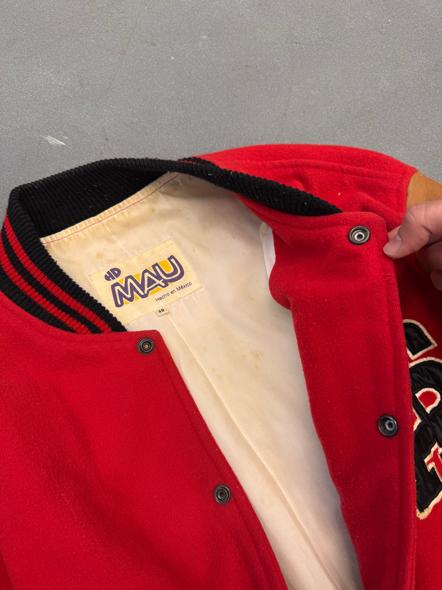 1995 ROLLING STONES STAFF VARSITY JACKET