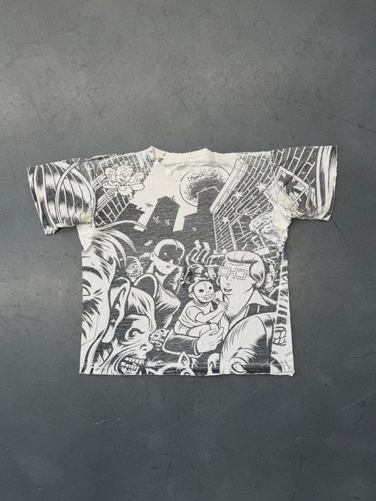 90'S IGGY POP BRICK BY BRICK AOP TEE (MADE IN USA TAG)