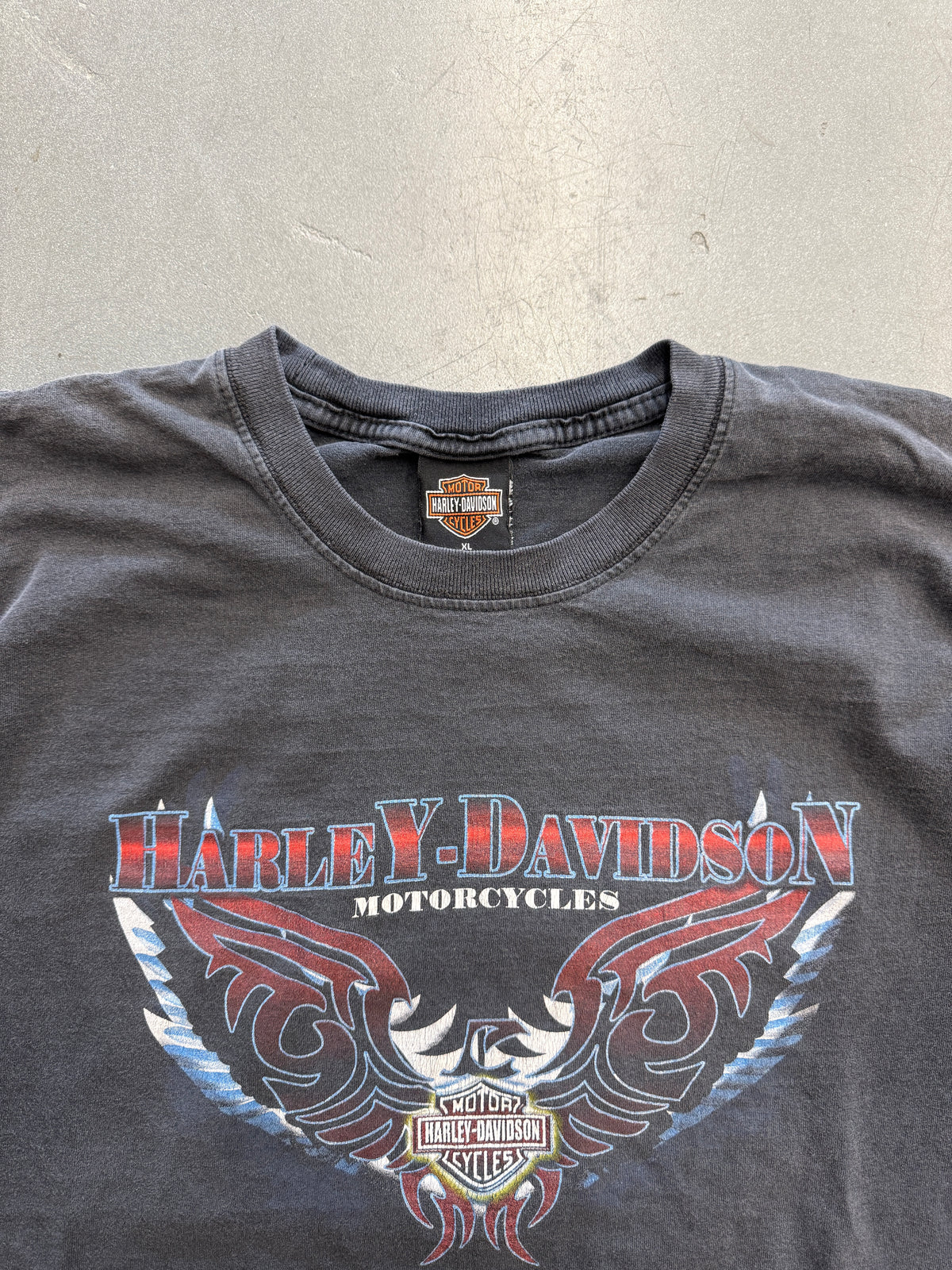 Y2K HARLEY-DAVIDSON MOTORCYCLES GUATEMALA CHEETAH TEE (HARLEY TAG)